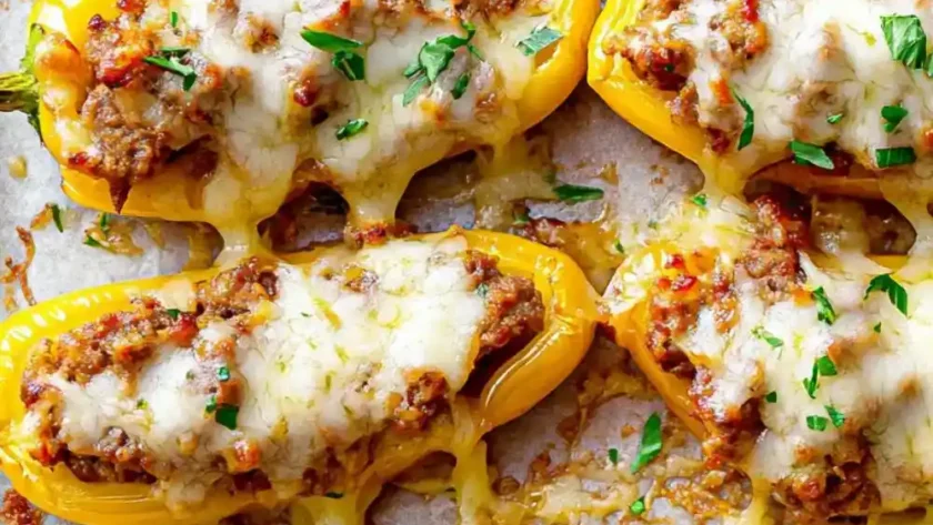 Low Carb Keto Stuffed Banana Peppers