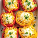 Low Carb Keto Chicken Stuffed Peppers