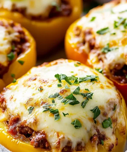 Low Carb Keto Stuffed Peppers