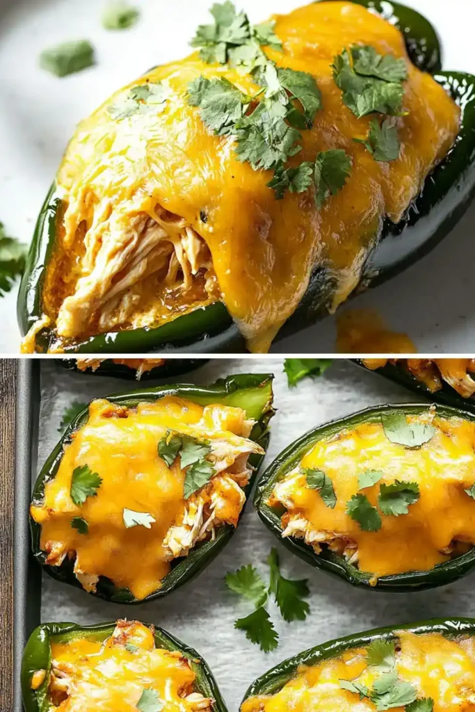 Low Carb Keto Stuffed Poblano Peppers