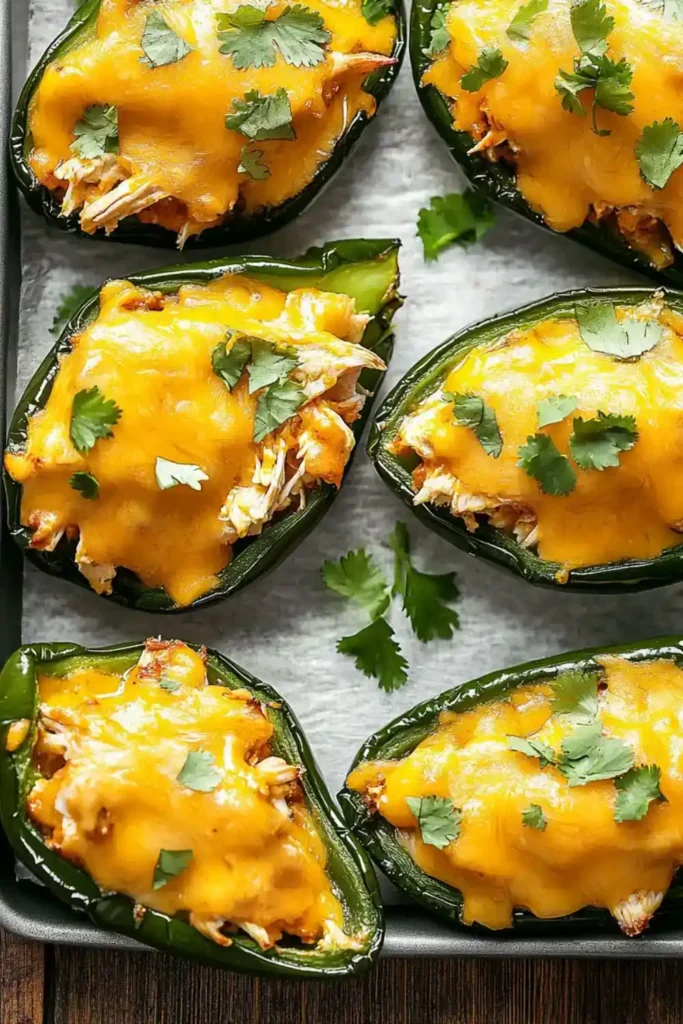 Low Carb Keto Stuffed Poblano Peppers