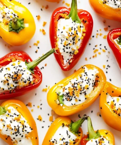Low Carb Keto Stuffed Mini Peppers
