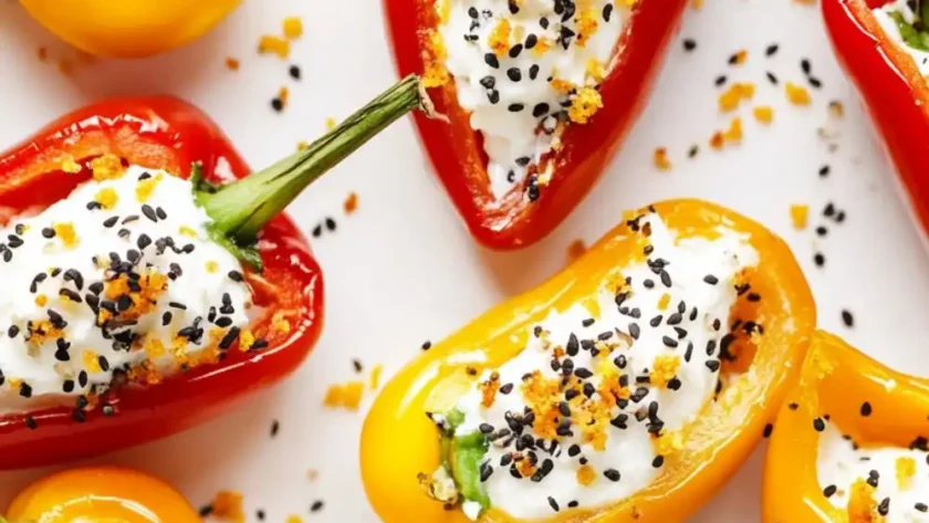 Low Carb Keto Stuffed Mini Peppers