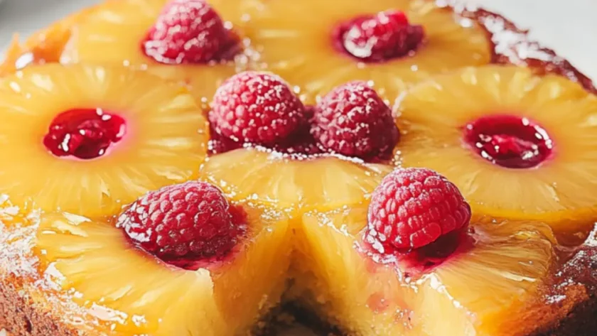 Keto Pineapple Upside-Down Cake – Moist, Buttery, and Just 3.8g Net Carbs