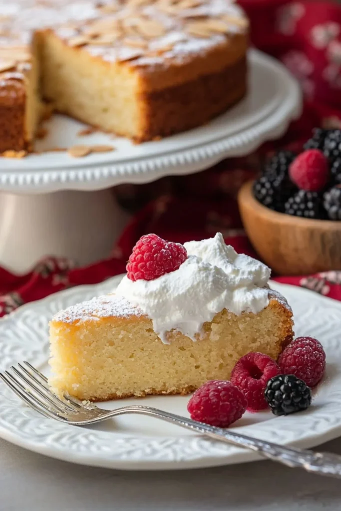 Low Carb Keto Almond Ricotta Cake