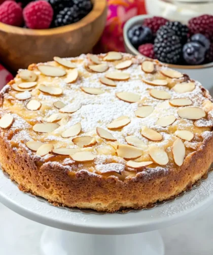 Low Carb Keto Almond Ricotta Cake