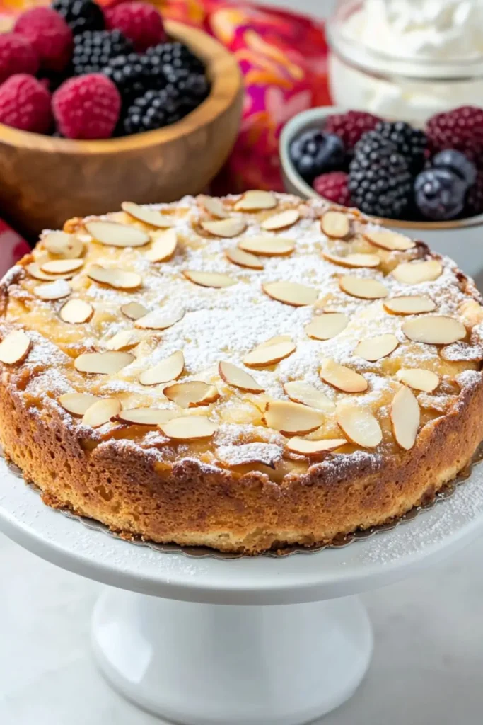Low Carb Keto Almond Ricotta Cake