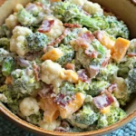 Low Carb Keto Amish Broccoli Salad