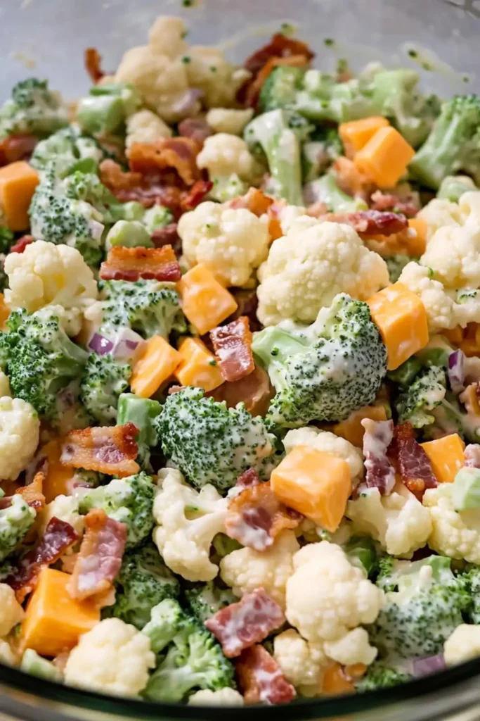 Low Carb Keto Amish Broccoli Salad