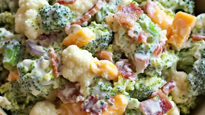 Low Carb Keto Amish Broccoli Salad