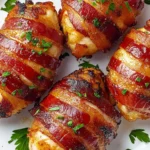 Low Carb Keto Bacon Wrapped Chicken Breast