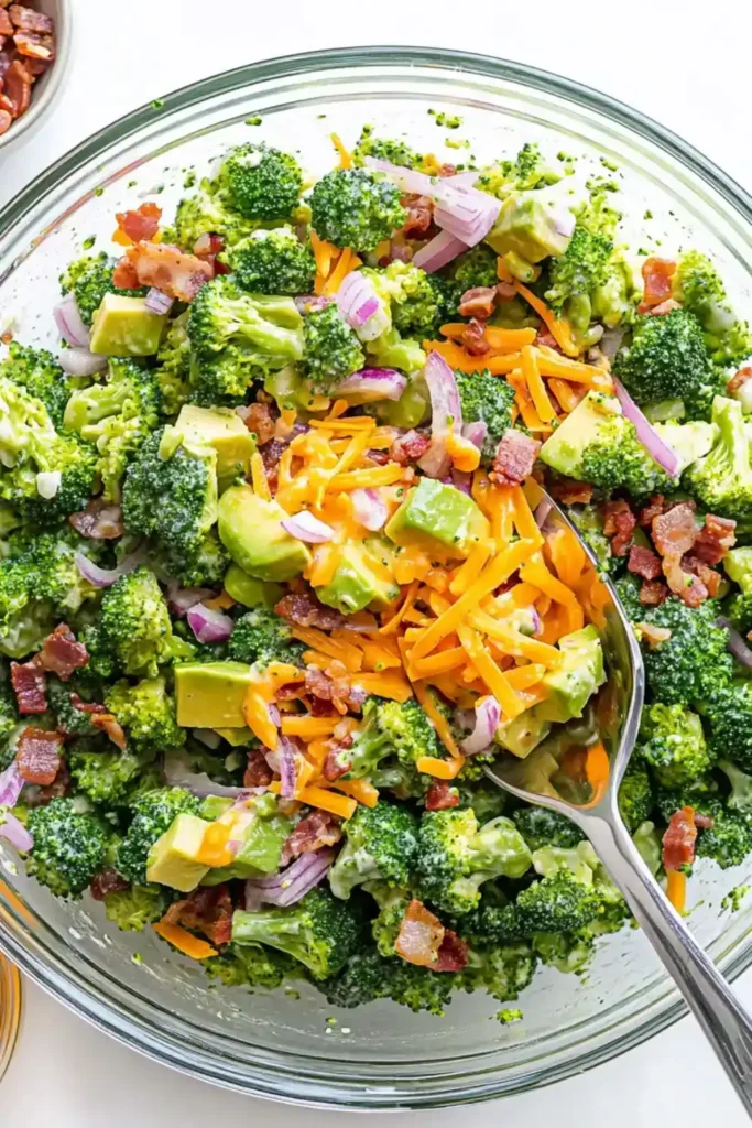 Low Carb Keto Broccoli Salad