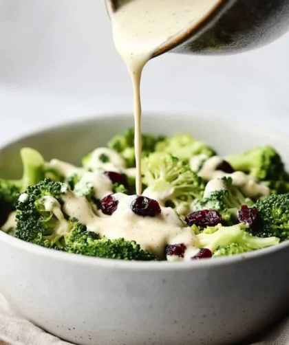 Low Carb Keto Broccoli Salad Dressing