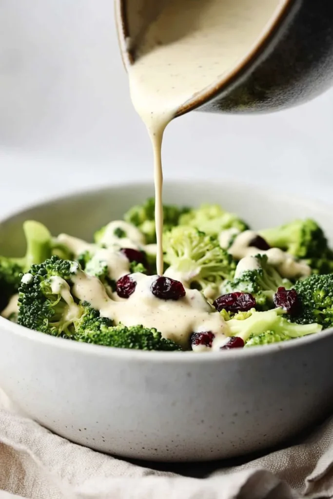 Low Carb Keto Broccoli Salad Dressing