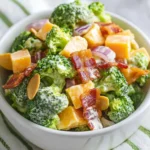 Low Carb Keto Broccoli Salad With Bacon