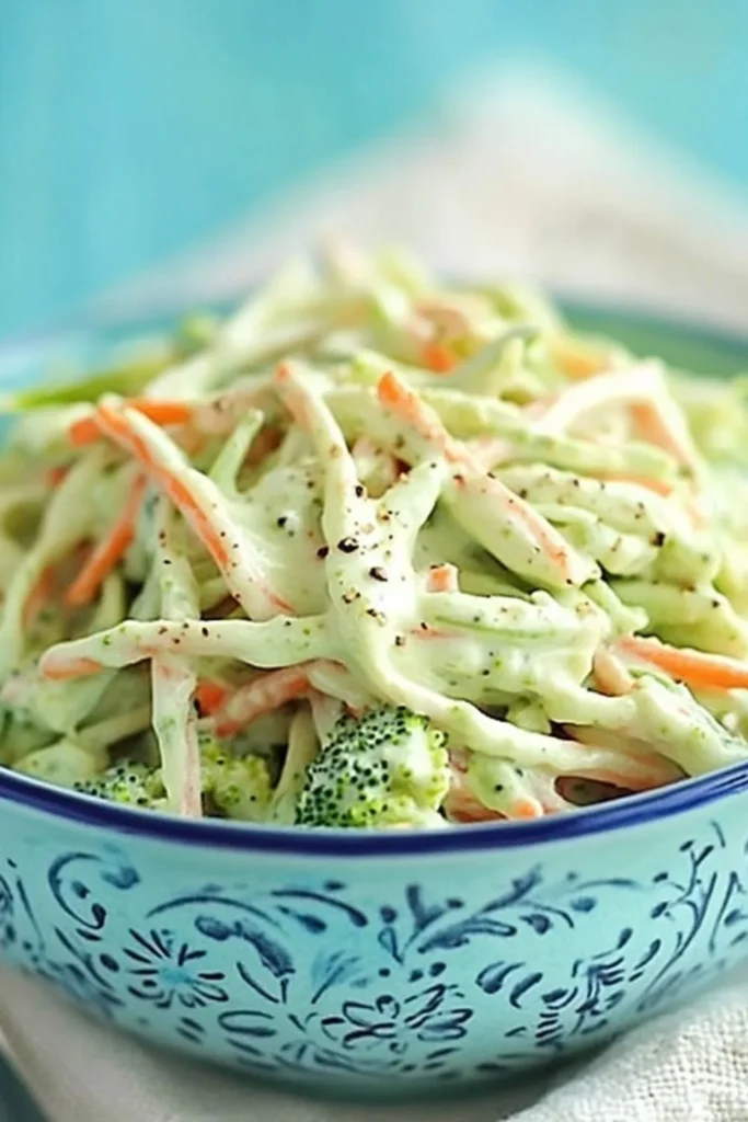 Low Carb Keto Broccoli Slaw Salad