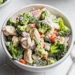Low Carb Keto Chicken And Broccoli Salad