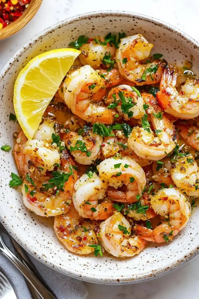 Low Carb Keto Garlic Butter Shrimp