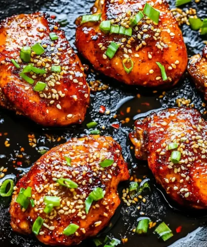 Low Carb Keto Honey Garlic Chicken