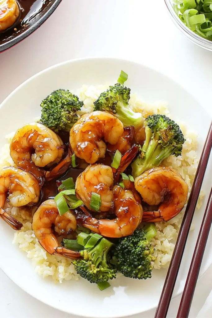 Low Carb Keto Honey Garlic Shrimp