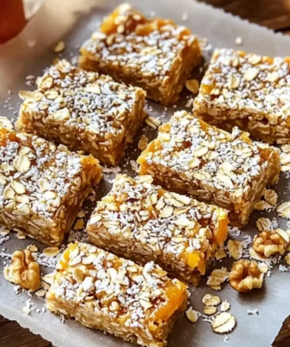 Sugar-Free Apricot Bars – Bright, Chewy, and Naturally Sweet
