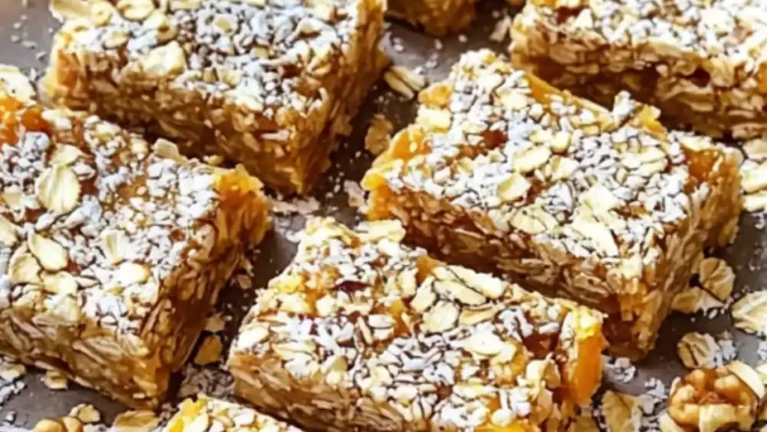 Sugar-Free Apricot Bars – Bright, Chewy, and Naturally Sweet