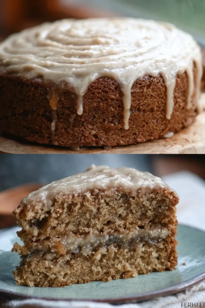 Sugar-Free Banana Cake – Fruit-Sweetened, Moist, and Frosted Like a Banoffee Dream