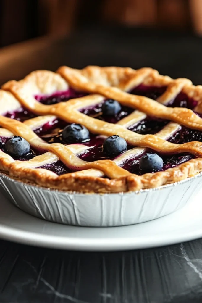 Sugar-Free Blueberry Pie – Sweet, Fruity, and Low-Carb Friendly