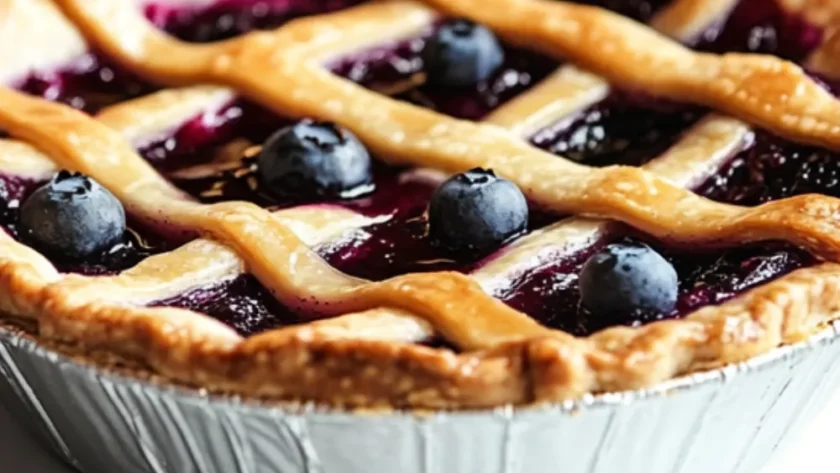 Sugar-Free Blueberry Pie – Sweet, Fruity, and Low-Carb Friendly