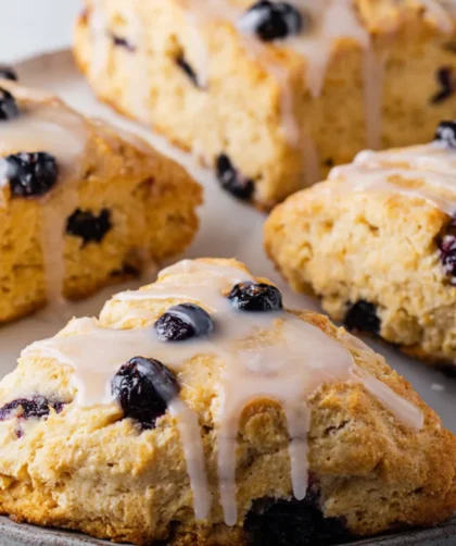 Sugar-Free Blueberry Scones – Buttery, Crumbly, and Low-Carb Approved