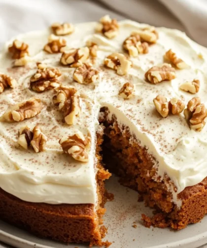 Sugar-Free Carrot Cake – Low-Carb, Moist, and Flavorful