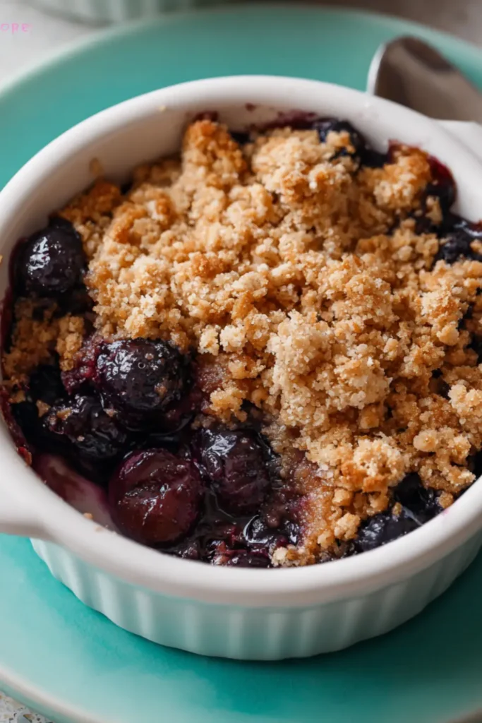Sugar-Free Cherry Crisp – Warm, Juicy, and Crispy Without the Carbs