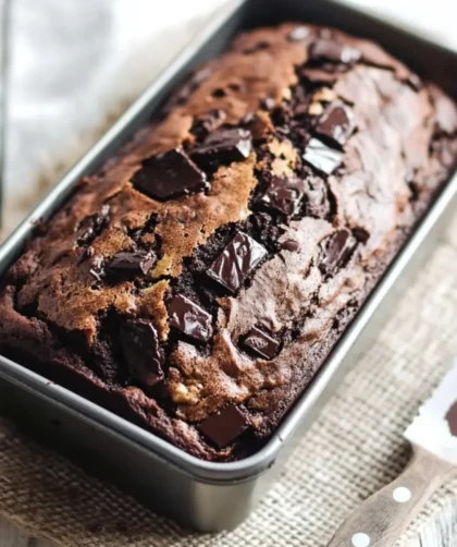 Sugar-Free Chocolate Banana Bread – Rich, Moist, and Naturally Sweet