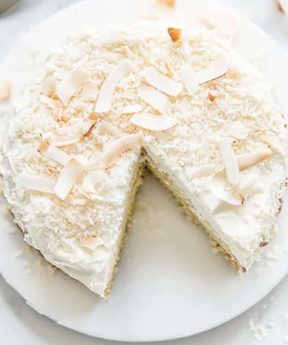 Sugar-Free Coconut Cake – Low-Carb, Moist, and Tropical AF