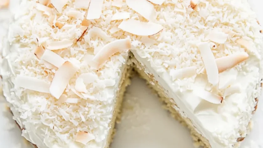 Sugar-Free Coconut Cake – Low-Carb, Moist, and Tropical AF