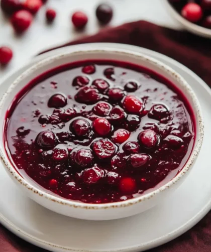 Sugar-Free Cranberry Sauce – Tart, Thick, and Keto-Holiday Approved