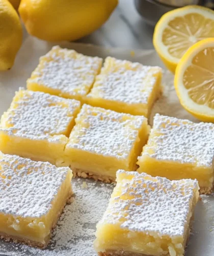 Sugar-Free Lemon Bars – Low-Carb, Tart-Sweet, and Just 5g Total Carbs