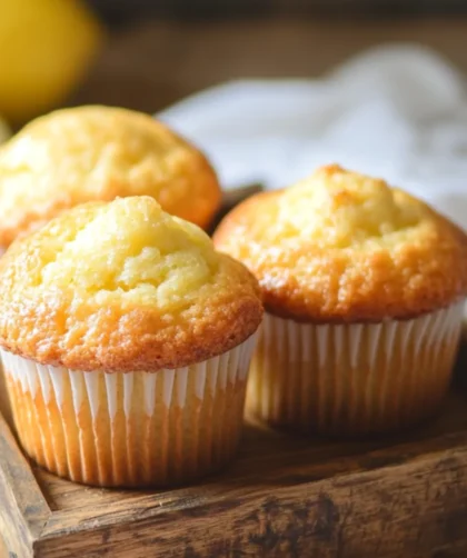 Sugar-Free Lemon Muffins – Bright, Fluffy, and Low-Carb Approved