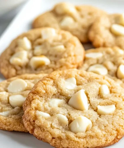 Sugar-Free Macadamia Cookies – Buttery, Low-Carb, and White-Chocolate Dreamy