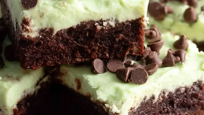 Sugar-Free Mint Brownies – Fudgy, Fresh, and Low-Carb