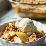 Sugar-Free Pear Crisp – Warm, Spiced, and Crispy-Top Comfort Without the Crash