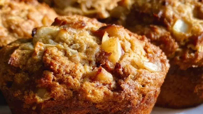 Sugar-Free Pear Muffins – Moist, Fruity, and Blood Sugar-Friendly