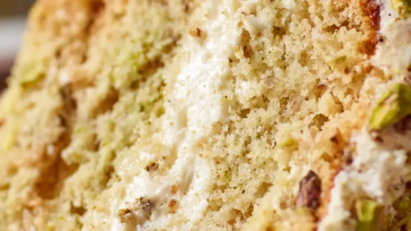 Sugar-Free Pistachio Cake – Fluffy, Nutty, and Low-Carb Friendly
