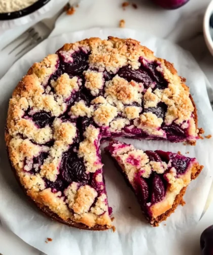 Sugar-Free Plum Cake – German-Style, No Yeast, and Full of Flavor