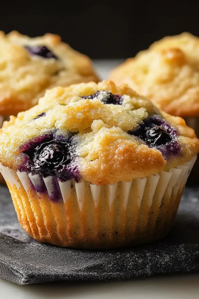 Sugar-Free Protein Muffins – High-Protein, Low-Carb, and Blueberry-Stuffed