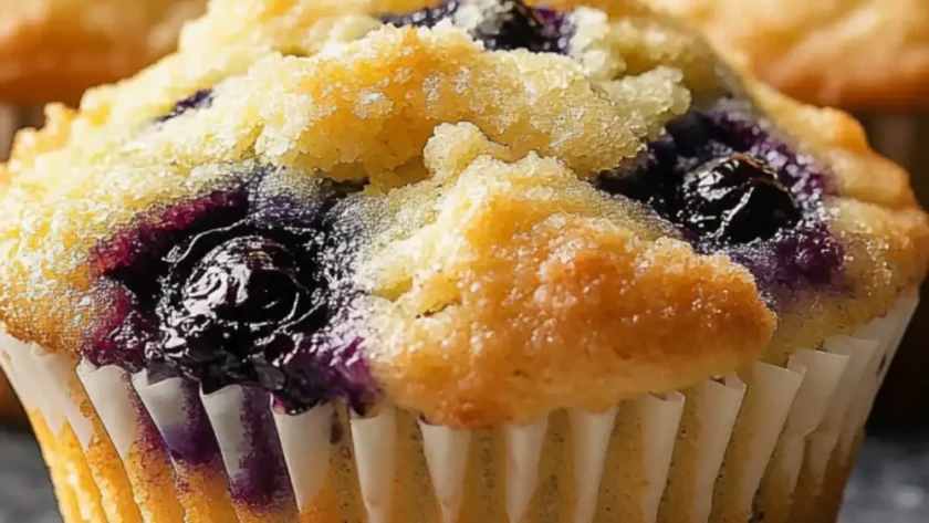 Sugar-Free Protein Muffins – High-Protein, Low-Carb, and Blueberry-Stuffed