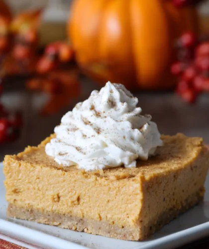 Sugar-Free Pumpkin Cheesecake – No-Bake, Low-Carb, and Fall-Obsessed