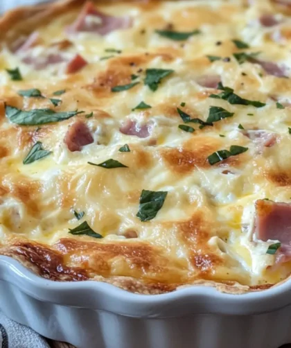 Sugar-Free Quiche – Keto Ham & Cheese, No Crust Needed