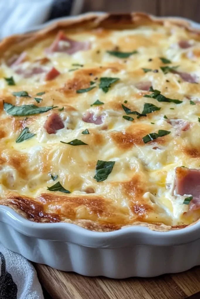 Sugar-Free Quiche – Keto Ham & Cheese, No Crust Needed