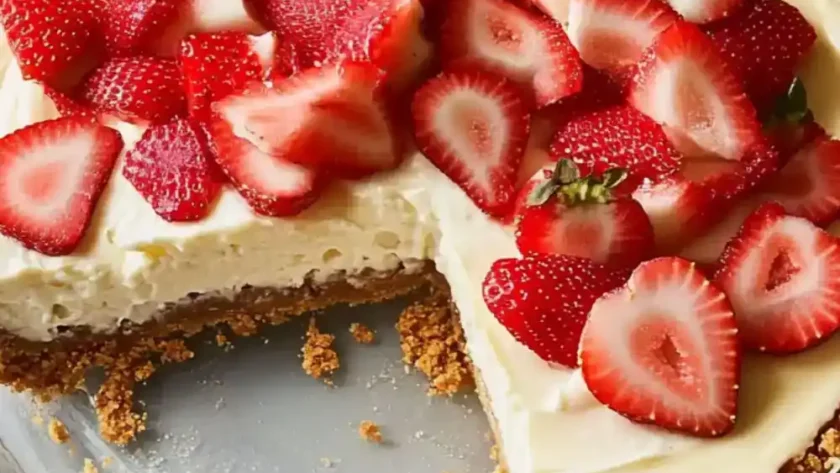 Sugar-Free Strawberry Cheesecake